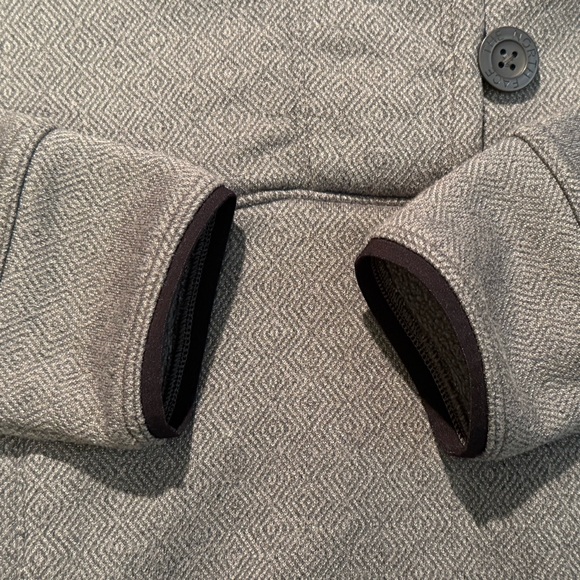 The North Face Women's Crescent Ridge Shawl Pullover Sweater Gray Pockets size M - Picture 5 of 10